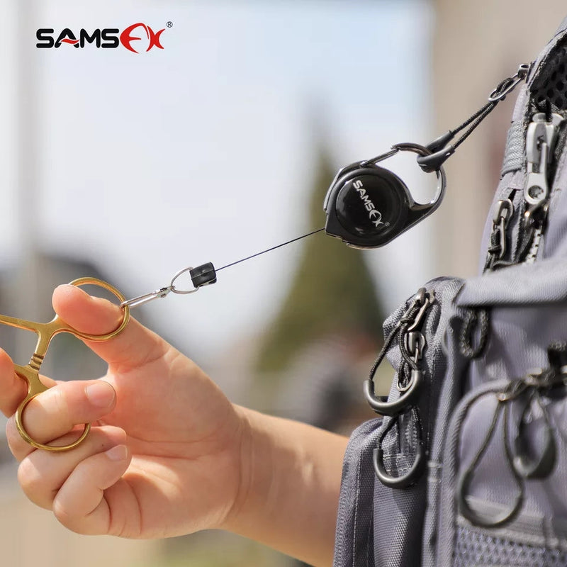 Fishing tool quick knot tie and scissors