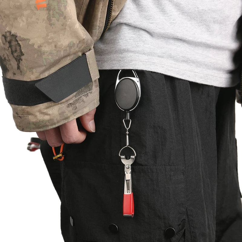 Fishing tool quick knot tie and scissors