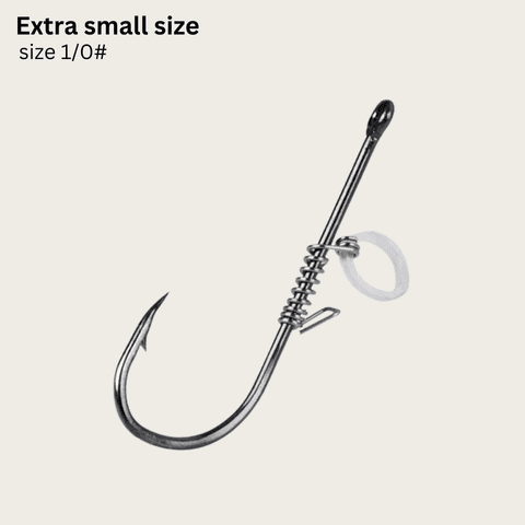 1 Live Fish Hook on Shrimp Back
