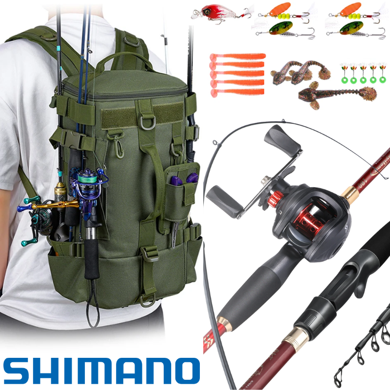 Complete Rod and Reel Fishing Kit Ultra with Backpack