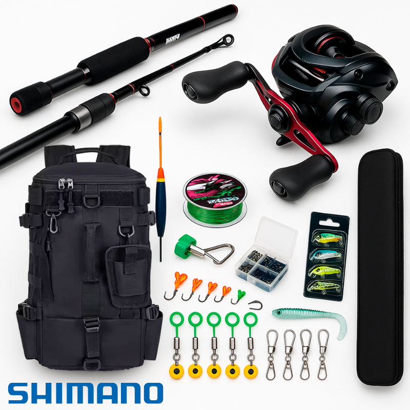 Complete Rod and Reel Fishing Kit Ultra with Backpack