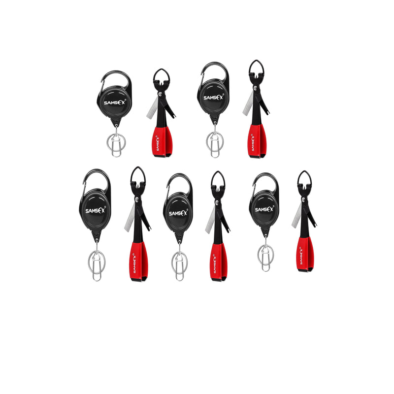 Fishing tool quick knot tie and scissors