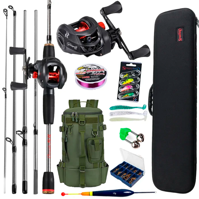 Complete Rod and Reel Fishing Kit Ultra with Backpack